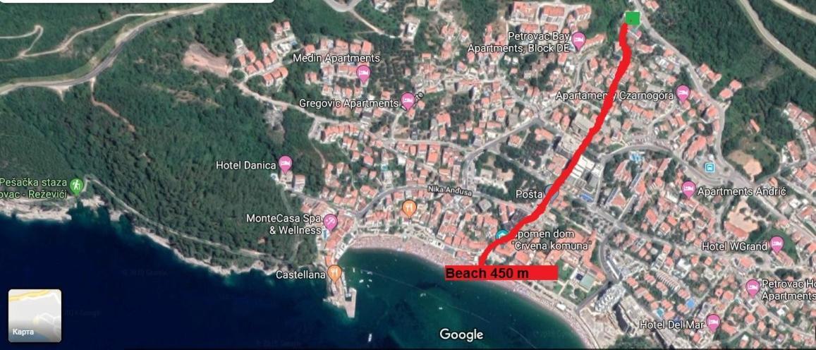 Apartment Green House Petrovac Екстер'єр фото